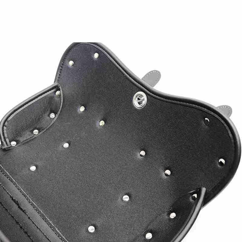Black replacement liner with silver rivets for Bogg Bag tote