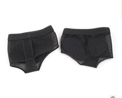 black breathable mesh padded women's hip and butt enhancer shapewear briefs