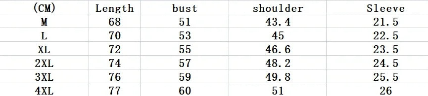 Size chart for black menswear jacket showing measurements in centimeters for length, bust, shoulder, and sleeve